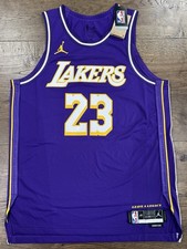 NWT Jordan Los Angeles Lakers LeBron James 2025/26 Statement Edition Jersey Sz L