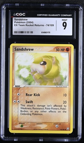 Sandshrew graded CGC 9 for sale on eBay