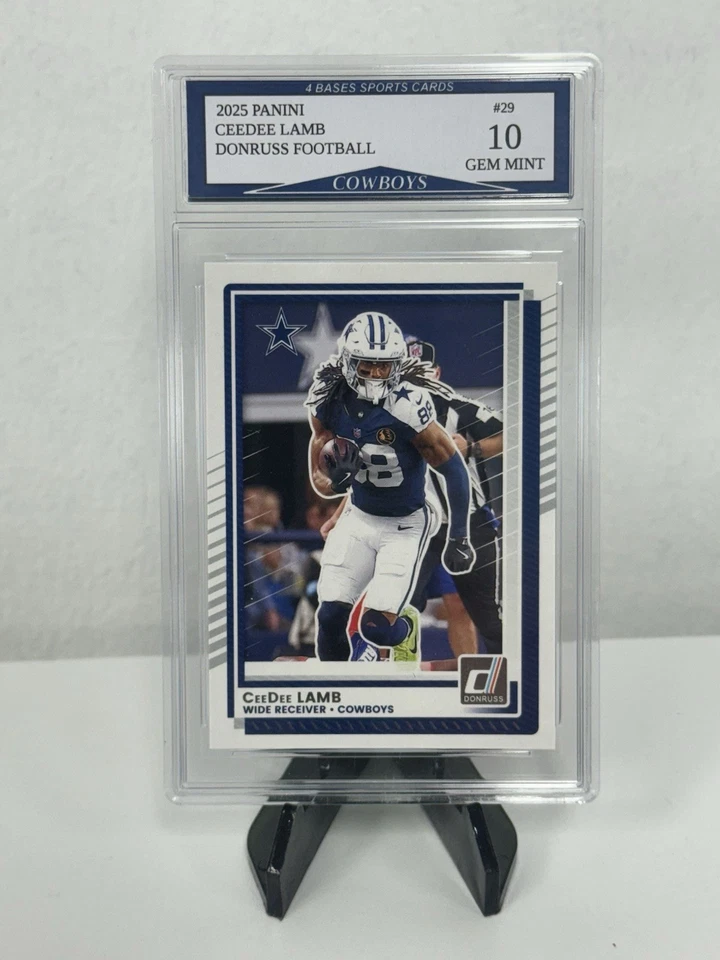 2025 Panini Donruss Dak Prescott CeeDee Lamb & Williams Cowboys ¡Juego de 3 cartas! Foto 4 de 4