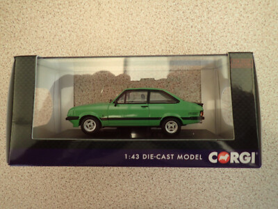 Corgi Vanguards 1:43 VA14907 Ford Escort Mk2 RS2000 Signal Green Neu in OVP Ltd Edn