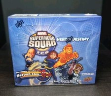 Marvel Super Hero Squad Hero's Destiny TCG Booster Box (2012) Upper Deck Sealed