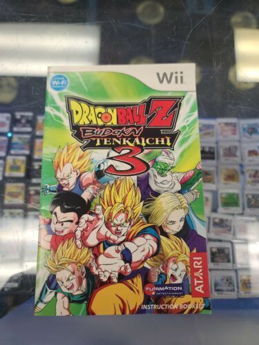 Dragon Ball Z Budokai Tenkaichi 3 for Nintendo Wii 2007 Atari Funimation  742725275584