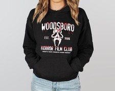 Scream Ghost Face Est 1996 Woodsboro Horror Film Club Halloween Hoodie