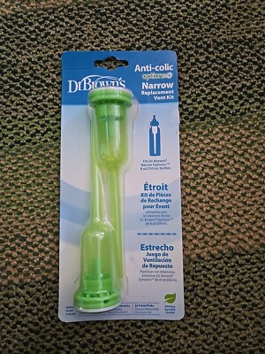 Dr. Brown s 8 Oz Natural Flow  Options+ Narrow Replacement Vent Kit (Pack of 2)