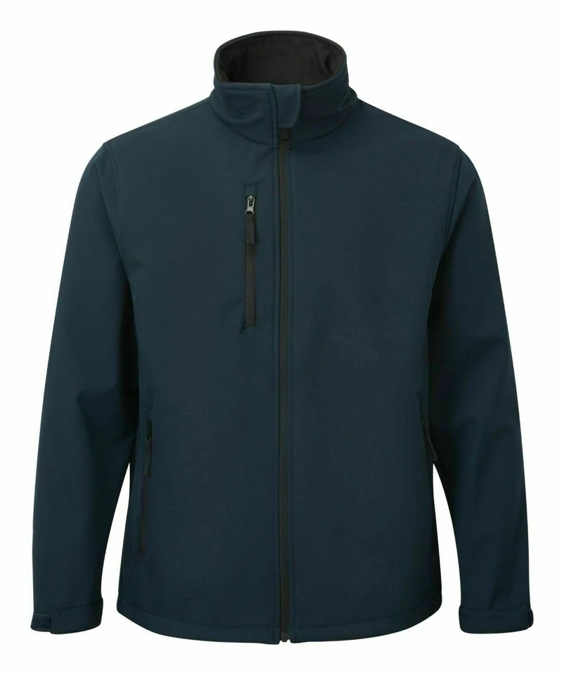 Hombre Fortress Softshell Forro Polar Waterproof Viento Exterior Trabajo Jacket - Imagen 3 de 4