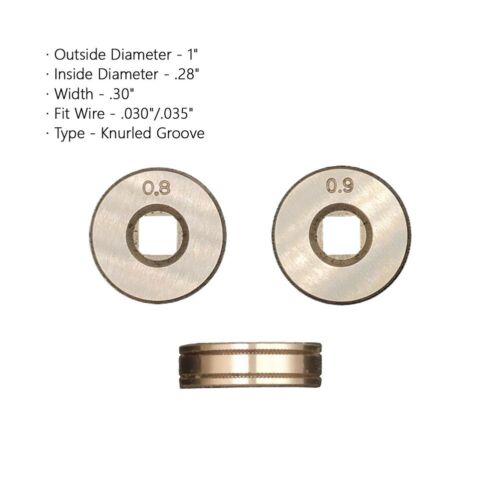 Drive Roll .023 .030 .035 .045 Knurled V U-Groove Wire Feed For MIG Welders New - Picture 22 of 90