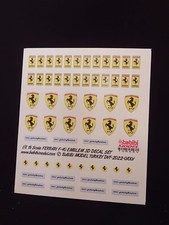 Set decalcomanie 3D loghi Ferrari F-40 1/8 dal modello Babi -DVT-01001 - spedizione gratuita