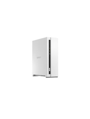QNAP TS-133-US 1 Bay Affordable Desktop NAS with ARM Cortex-A55 Quad-core Pro...