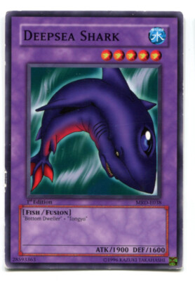 Yu-Gi-Oh! PLAYED/POOR Deepsea Shark Common englisch Tiefsee hai