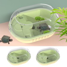 Tortoise House Turtle Aquarium Tank with Lid Reptile Terrarium Tortoise Habitat