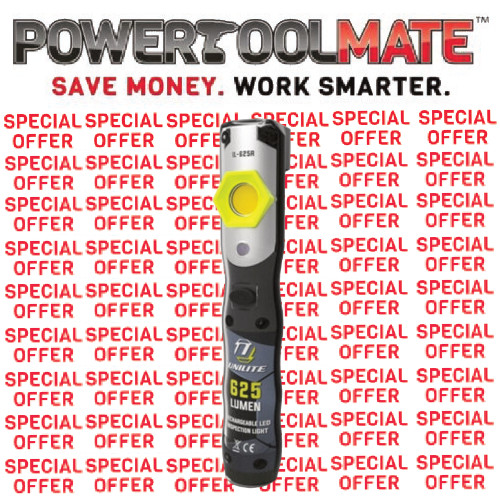 Unilite IL-625R 625 Lumen 5W White & UV Light Rechargeable LED Inspection Light