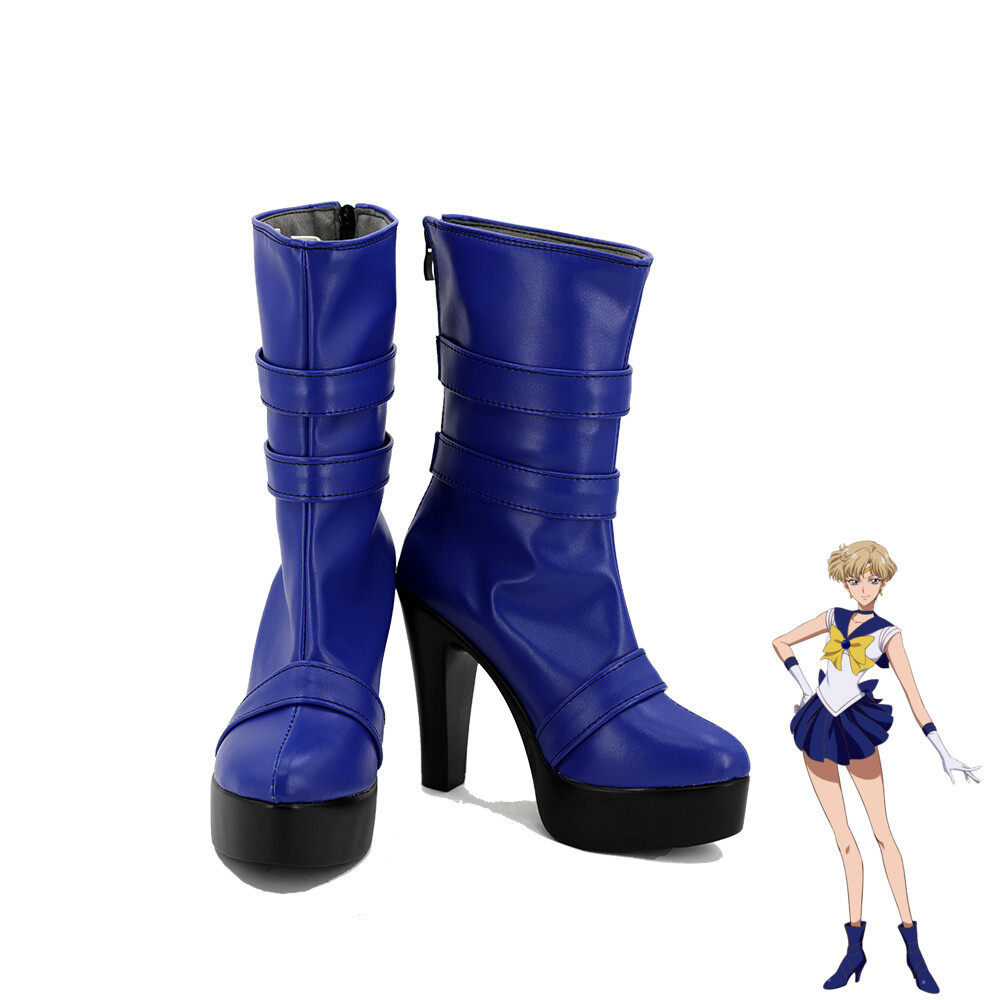 Zapatos Marinero Urano Cosplay Botas Haruka Tenoh