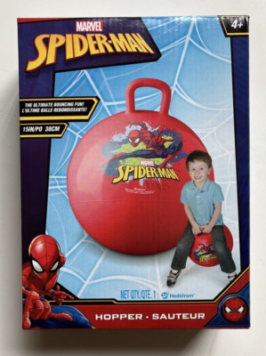 Marvel Spider-Man Hopper Bounce Ball Kids Inflatable Hedstrom 15 inch  NEW