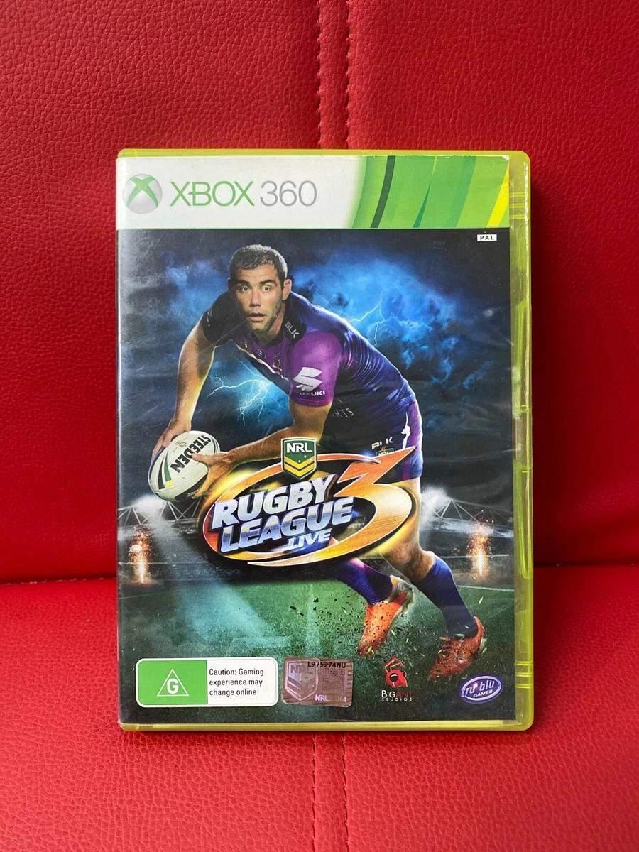 Rugby league live 3 xbox 360 new arrivals