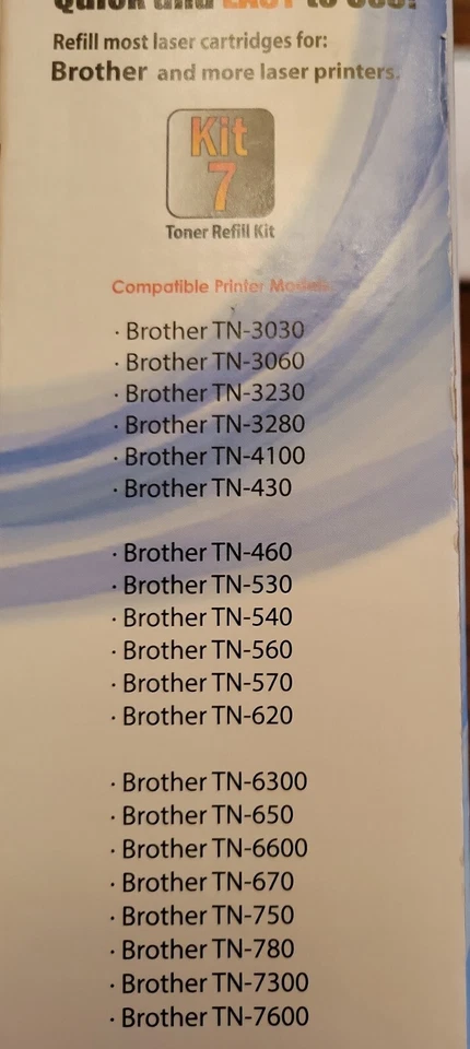 Kit de refil de toner universal 7 - Imagem 4 de 4