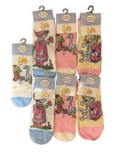 Lot 7 Precious Moments Socks Bunny Goose Heart Rose Xmas Easter Child Size 2-4