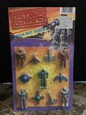 Rare Larami Corp. Mega-Bot Robots / Transformer Figures Hong Kong NOS Unpunched