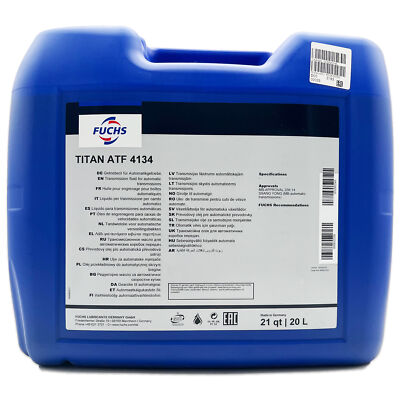 20 LITER FUCHS TITAN ATF 4134 MB 236.14 AUTOMATIKGETRIEBE ÖL NAG2 722