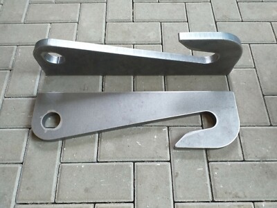 Koppelhaken Satz für Kramer / Claas Scorpion / Teleskoplader t=25mm