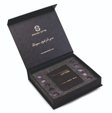 Amethyst Button 24L Sphaera Button