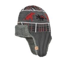 Cold Front Tech Wear Toddler SZ 2/4 Fleece Plush Lined Color: GRAY,RED DINOSAURS