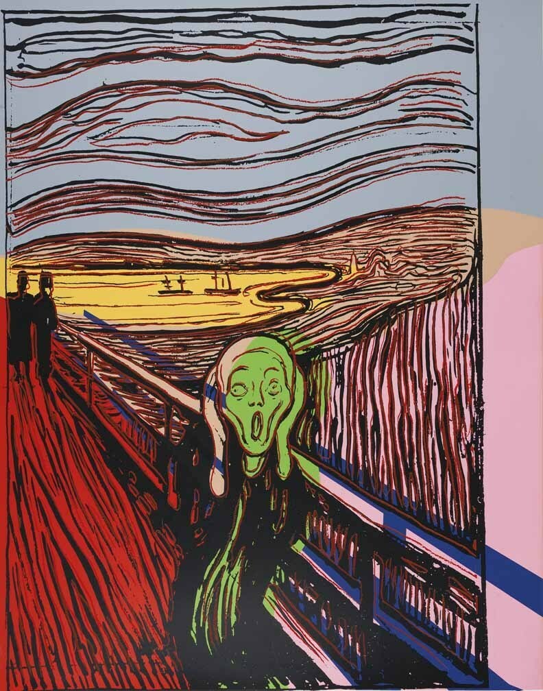 Andy Warhol The Scream After Munch #3 Canvas Print 16 x 20 | eBay