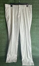 Perry Ellis Portfolio Essentials Slim Fit Pants Sand 36x32 NWT
