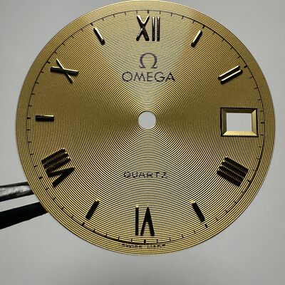 Omega NOS seltenes champagner römisches Zifferblatt für Quarzmodell (Größe in Bildern)