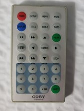 Coby TF-DVD5010 Factory Original Portable DVD Player Remote For TF-DVD5010