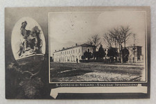 CARTOLINA SAN GIORGIO NOGARO UDINE STAZIONE VIAGGIATA 1916 FORMATO PICCOLO