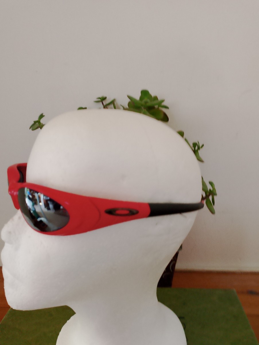 Oakley Eye Jacket 2.0 Scotty Cannon Red Sunglasses Made in USA 