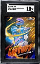 2021 Topps Fire WHL-18 Vladimir Guerrero Jr. We Have Liftoff SGC 10 GEM MINT