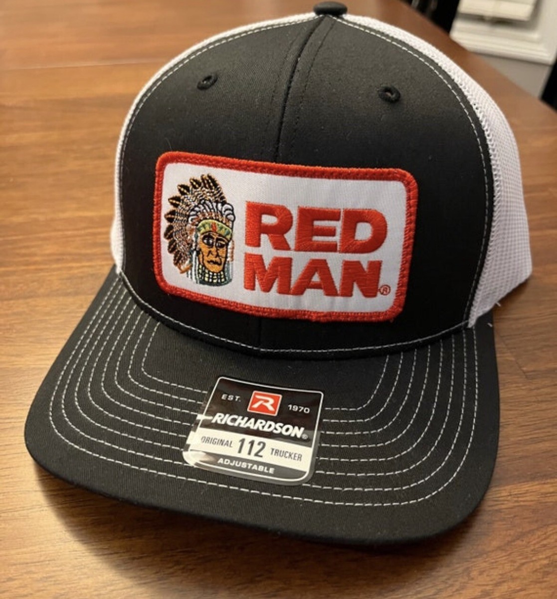 Red Man Chewing Tobacco Red Bass Trucker Hat Richardson 112  display picture 1