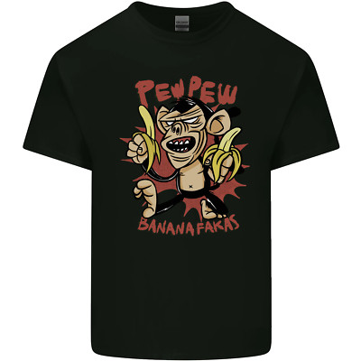 T-Shirt Pew Bananafakas Bananen Affe verrückt Kinder