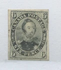 Canada 1855 6d Prince Albert imperf very lightly used with choice margins