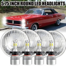 4x For Mercury Cougar 1967-1976 Monterey Comet 5.75 5-34 Round Led Headlights 4x For Mercury Cougar 1967-1976 Monterey Comet 5.75 5-34 Round Led Headlights