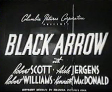 BLACK ARROW 1944 Classic Cliffhanger Serial on 2 discs