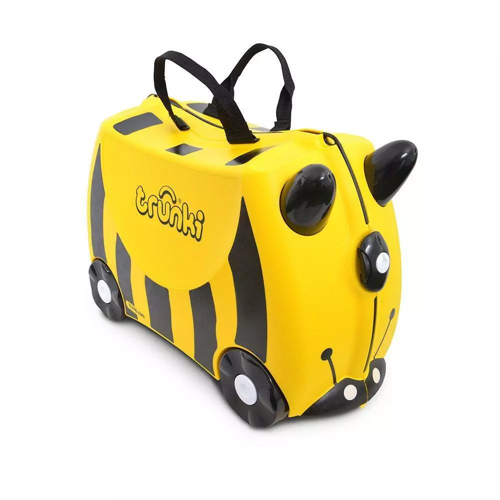 TRUNKI RIDE ON SUITCASE TOY BOX TRUNKI KIDS LUGGAGE - BERNARD BEE