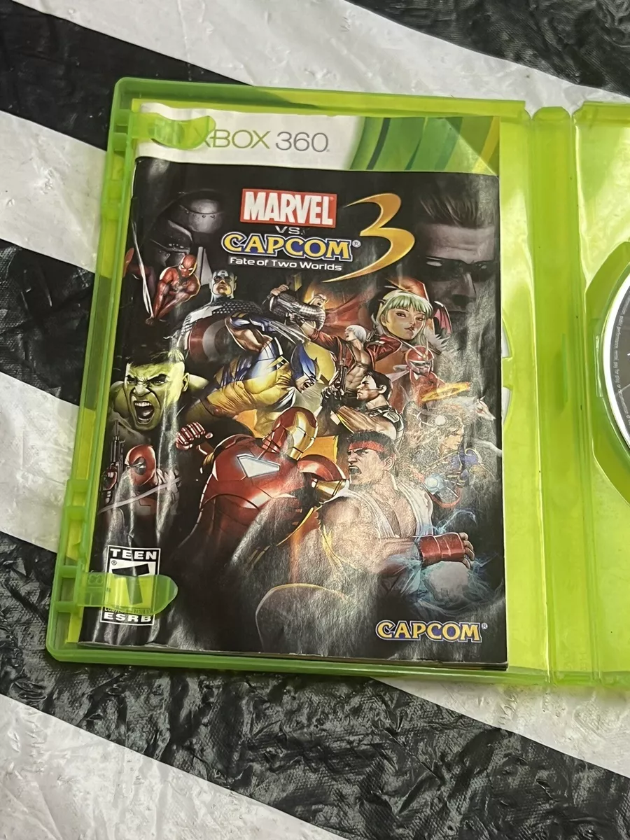 JOGO MARVEL VS CAPCOM 3 FATE OF TWO WORLDS XBOX 360 USADO