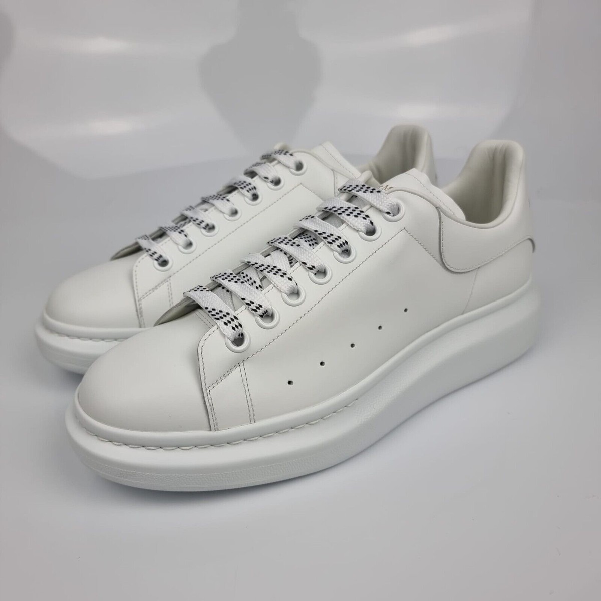 ALEXANDER MCQUEEN Larry Oversized Men's White Leather Sneakers New