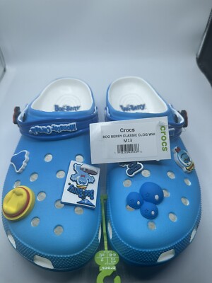 Crocs x General Mills HALLOWEEN Boo Berry Classic Clog Shoes M 13