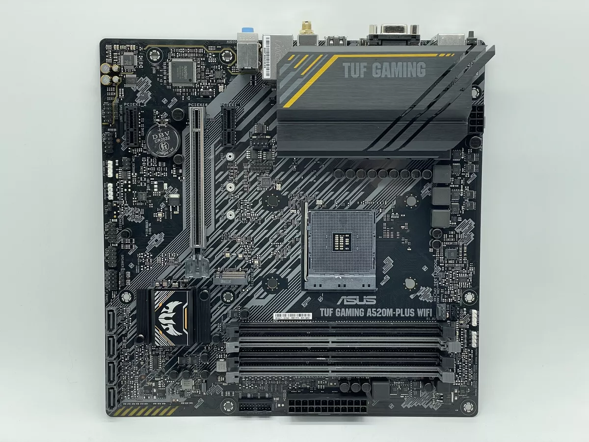 Asus Tuf Gaming A520M Plus Wifi Micro ATX AM4 AMD Motherboard Used