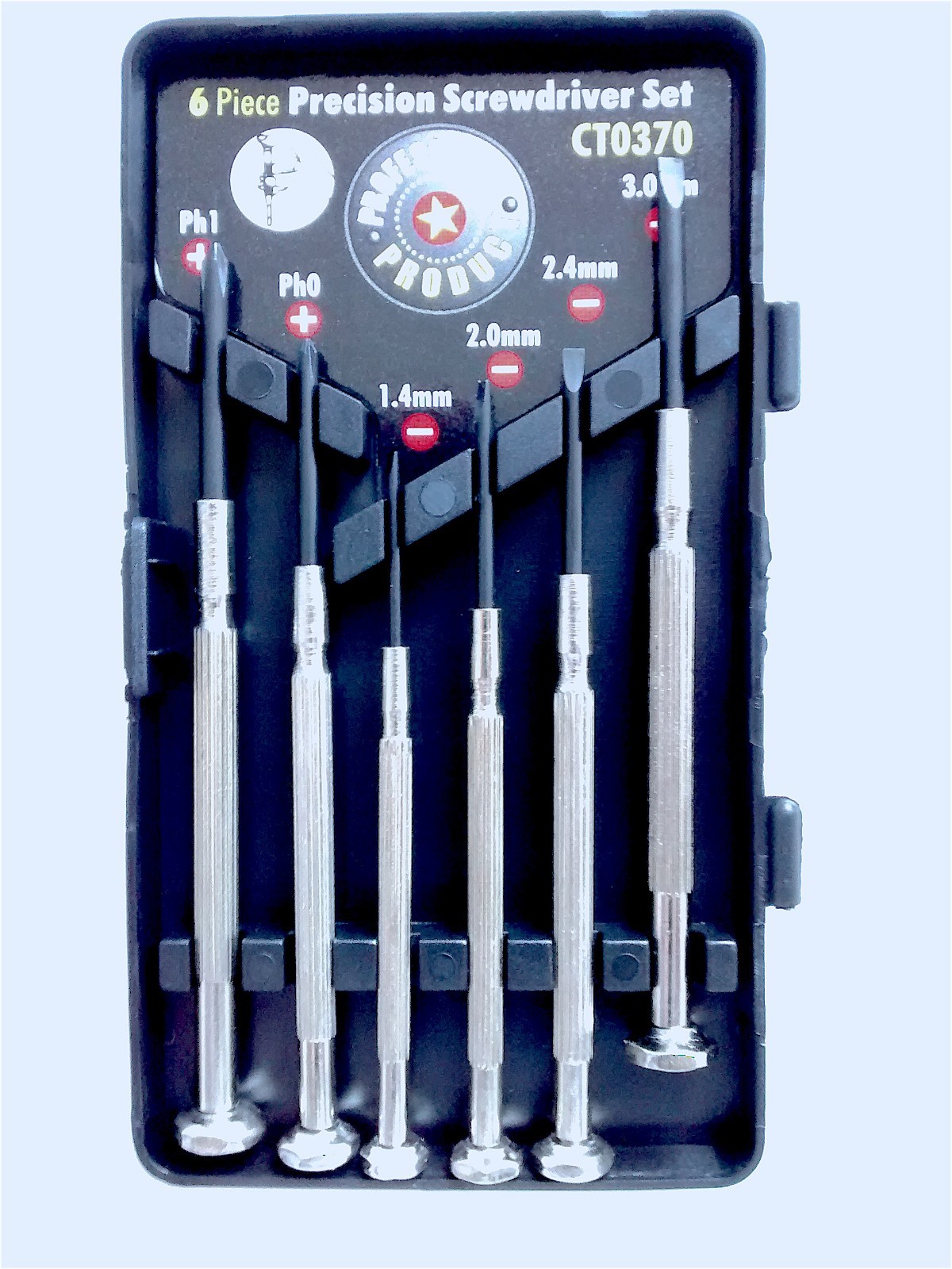 11pc Precision Jewellers Screwdriver Set Small Flat and Philips Cross