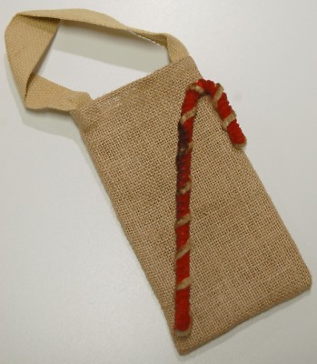  AGED (Red & White) CHENILLE CANDY CANE ~ 7-inch  *(Listing One, Select Qty.)*