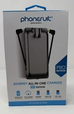 PhoneSuit Journey All-In-One Charger. PRO Edition. 5600mAh. New