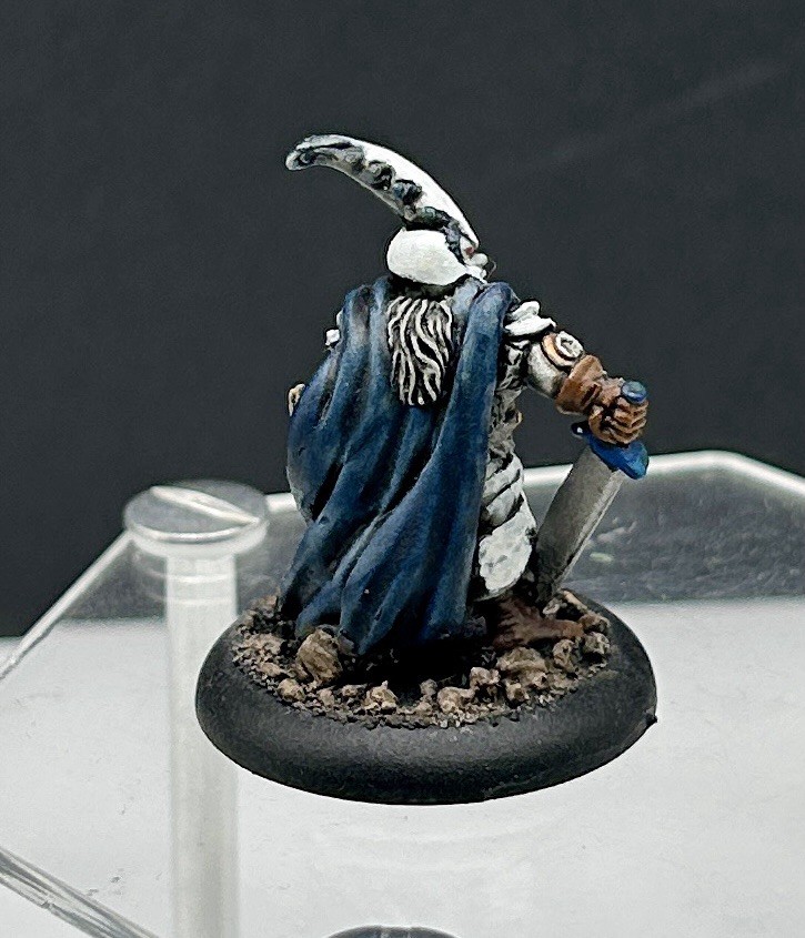 Citadel Metal Miniature Painted Human Drow Warrior D&D Pathfinder RPG ...