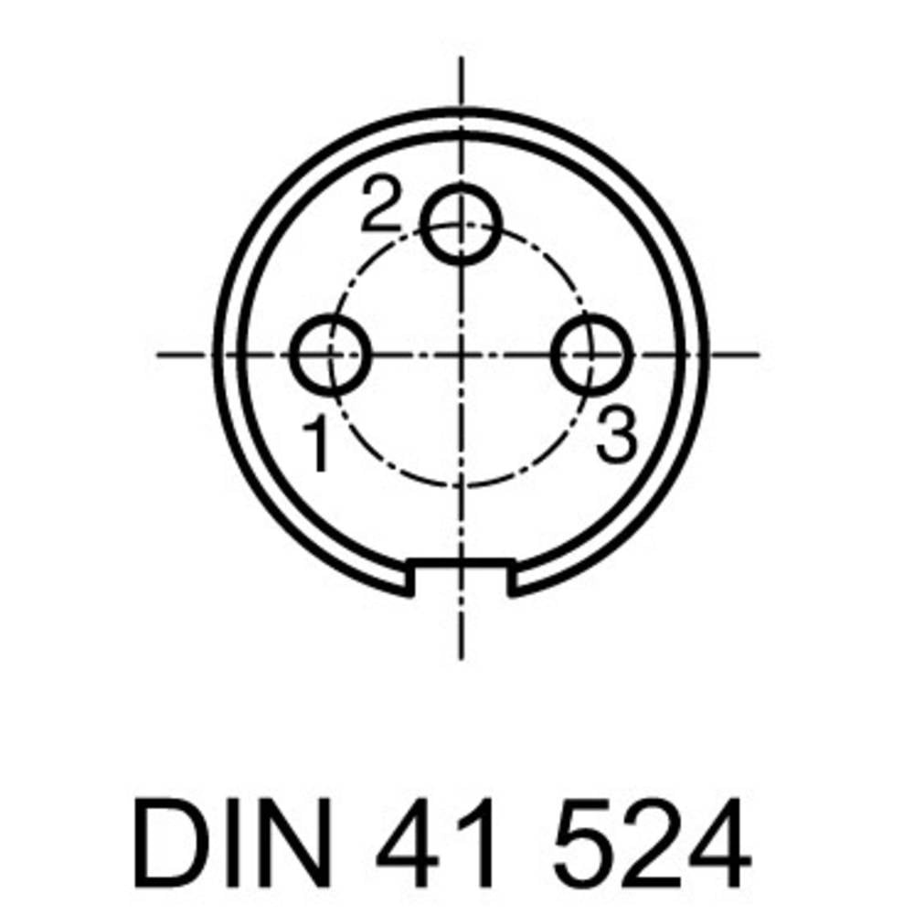Cosse cylindrique mâle Amphenol T 3263 000 évite les faux contacts sur embase - 3