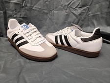 Adidas Women's Samba OG Sneakers IG9030 White Black Granite Size 10 NEW NO BOX 