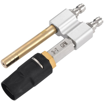 #ad 2 in 1 Downstream Soft Wash Chemical Nozzle M5 Twist Shooter Tips Nozzles 0... $47.07