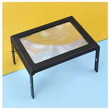 Large Hands Free Magnifying Glass with Light  Stand for Reading Full Book Gift
